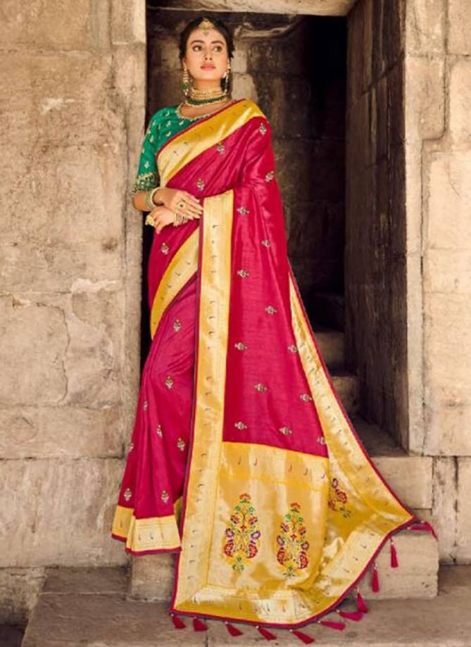 Gajraj 300 New Latest Designer Ethnic Wear Banarasi Silk Saree Collection